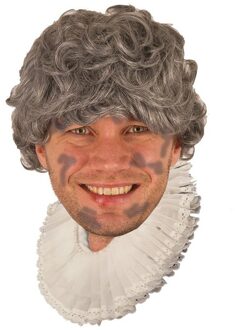 Roetveeg pieten pruik grijs