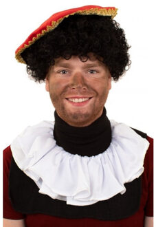 Roetveeg Pieten set - Pieten kraag - wit - Pieten col trui - col sjaal