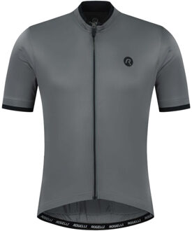 Rogelli KM Essential Fietsshirt Heren S Antraciet