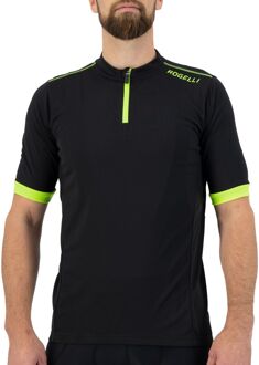 Rogelli Perugia 2.0 Fietsshirt - Heren - Maat M - Zwart/Fluor