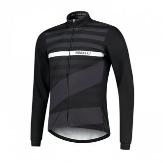 Rogelli Stripe Fietsjas Heren XL Zwart
