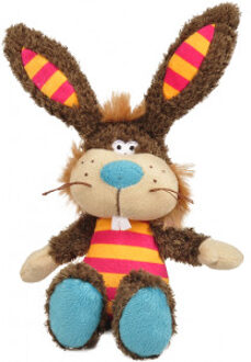 Roger Konijn - Hondenspeelgoed - 15 cm - Bruin