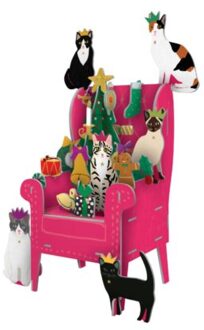 Roger la borde adventskalender pop-up - cosy cats