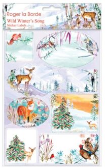 Roger la borde kerststickers - wild winters song
