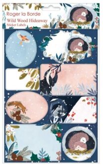 Roger la borde kerststickers - wild wood hideaway