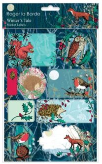Roger la borde kerststickers - winters tale