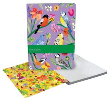 Roger la borde notitieboekje groot softcover - birdhaven