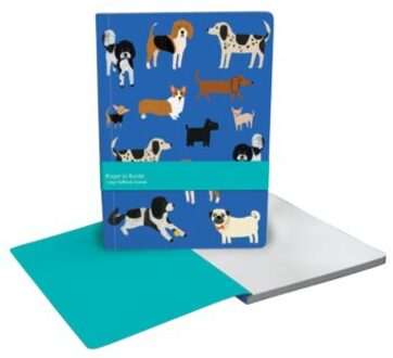 Roger la borde notitieboekje groot softcover - shaggy dogs