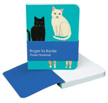 Roger la borde notitieboekje pocket blanco - pretty paws
