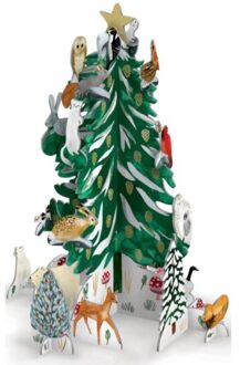 Roger la borde pop-up adventskalender - wild winter forest
