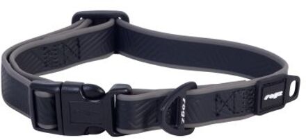 Rogz Beltz Amphibian - Halsband Hond - Zwart - M