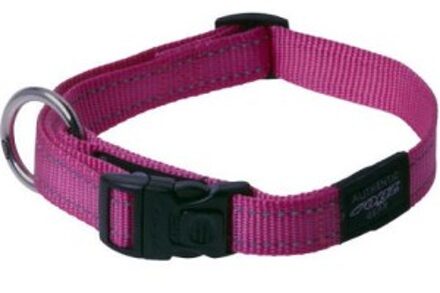 Rogz For Dogs Snake Hondenhalsband 16 mm x 26-40 cm - Roze