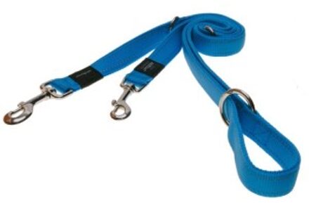 Rogz For Dogs Snake Multipurpose Hondenriem - 16 mm x 1.6 m - Turquoise