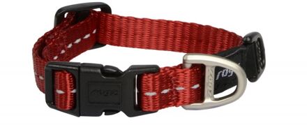 Rogz Halsbanden - Rood - Nylon - Extra small