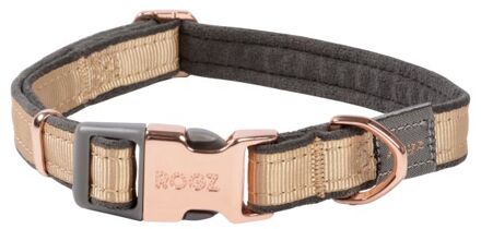 Rogz Hondenriem Urban Gold Rush een pastel gouden print - M
