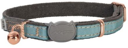 Rogz Kattenhalsbandje - Blauw - Nylon - S - 2x4,2x23,7 cm