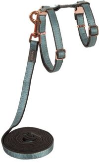 Rogz Kattentuigje - Blauw - Nylon - S - 4x11,5x21,4 cm