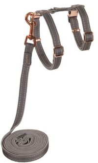 Rogz Kattentuigje - Grijs - Nylon - S - 4x11,5x21,4 cm