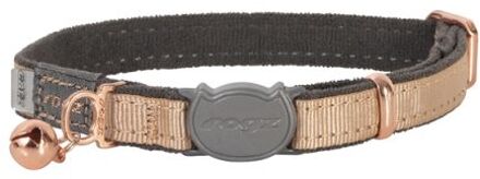 Rogz Kittenhalsband - Goud - Nylon - XS - 2x4,2x21 cm