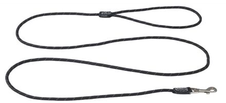 Rogz Rope - Looplijnen - Zwart - Small - 180 cm