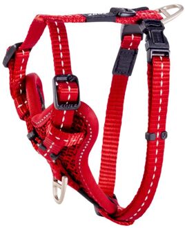 Rogz Utility Control - Hondentuig - Rood - Nylon - Small