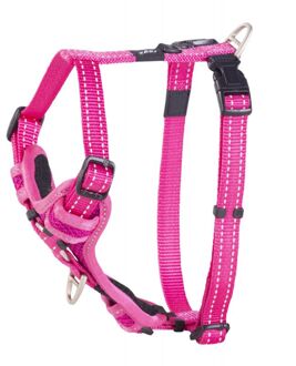 Rogz Utility Control - Hondentuig - Roze - Nylon - Medium