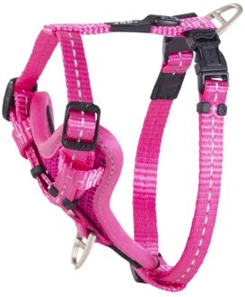 Rogz Utility Control - Hondentuig - Roze - Nylon - Small