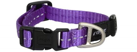 Rogz Utility - Halsband Hond - Paars - Nylon - Extra small