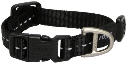 Rogz Utility - Halsband Hond - Zwart - Nylon - Extra small