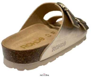 Rohde Damesschoenen slippers Goud - 40