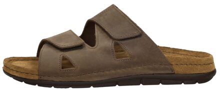 Rohde Heren Slipper 5914-72 Mocca - Wijdte G - Maat 46