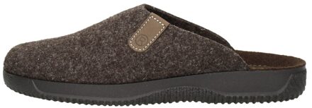 Rohde Pantoffels Open Donkerbruin - 47