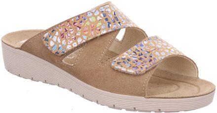 Rohde Slipper Dames Beige/Multi