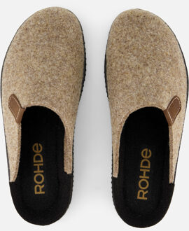 Rohde Soltau Pantoffels beige Textiel - 41,42,43,44,45,46,47