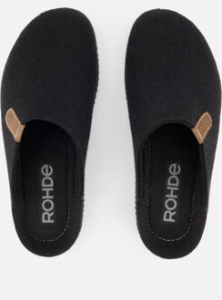 Rohde Soltau Pantoffels zwart Textiel - 40,43,44,46
