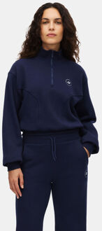 Rohnisch Base Sweat Half Zip Fleecetrui Dames Blauw - L