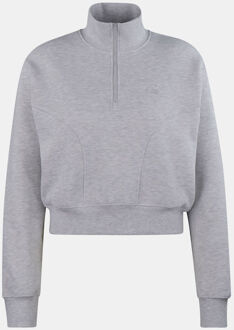 Rohnisch Base Sweat Half Zip Fleecetrui Dames Grijs - XXL