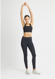 Rohnisch kay high waist tights lange trainingslegging dames - Zwart - XXL