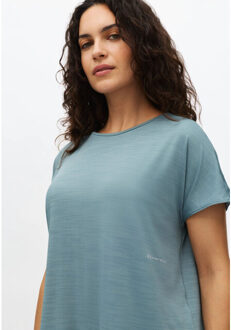 Rohnisch RÖhnisch motion tee training t-shirt korte mouw dames - Turquoise - XL