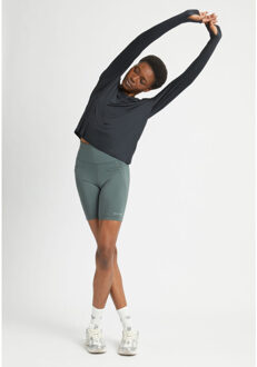 Rohnisch team logo long sleeve training t-shirt lange mouw dames - Zwart - XL