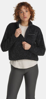 Rohnisch Thermal Half Zip Fleecetrui Dames Zwart - S