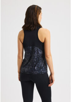 Rohnisch workout tank top training t-shirt korte mouw dames - Grijs - S