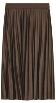 Rok hannah-taupe - maat 36 Bruin