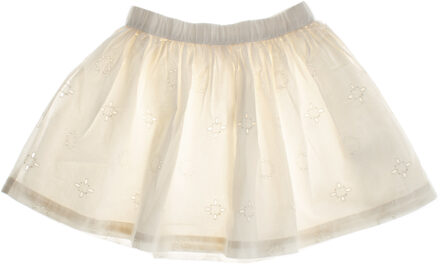 Rok met borduursel 601069 meisjes Wit - 10-11J / 140-146cm