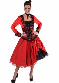 Rok met kant rood elite Rood - Zalm