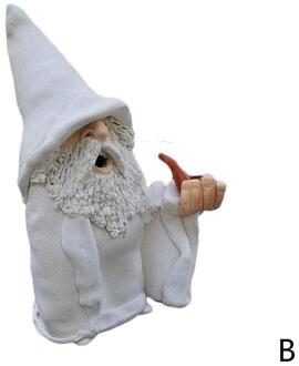 Roken Wizard Grote Tong Gnome Naughty Tuin Gnome Decoraties Ornamenten Indoor Of Voor Gazon Outdoor E6Z8 B