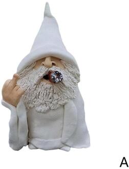 Roken Wizard Grote Tong Gnome Naughty Tuin Gnome Decoraties Ornamenten Indoor Of Voor Gazon Outdoor E6Z8