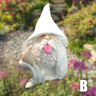 Roken Wizard Grote Tong Gnome Naughty Tuin Gnome Voor Gazon Ornamenten Indoor Of Outdoor Decoraties P7Ding b