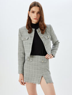 ROKKEN Mini-lengte Vorm A Rok Grijs