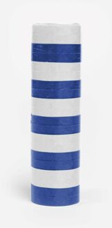 Rol Blauwe/Witte Serpentine (4m) Wit - Transparant, Blauw